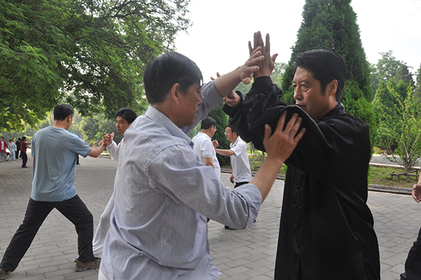 太极名家谢广田太极推手培训